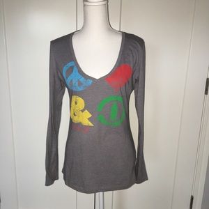 SALE Coca Cola | Long Sleeve V-Neck Tee Size XL